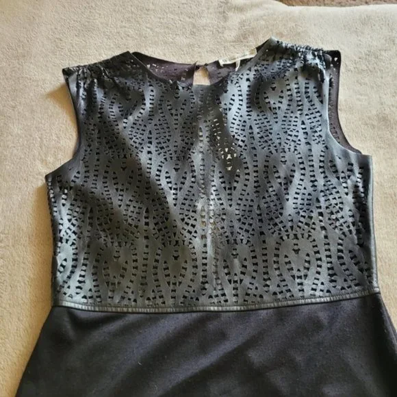 House of Harlow 1960 pleather cutout dress size large - Picture 8 of 16